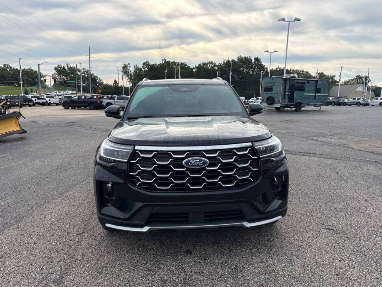 Certified 2025 Ford Explorer Platinum with VIN 1FMUK8HH6SGA02121 for sale in Kansas City