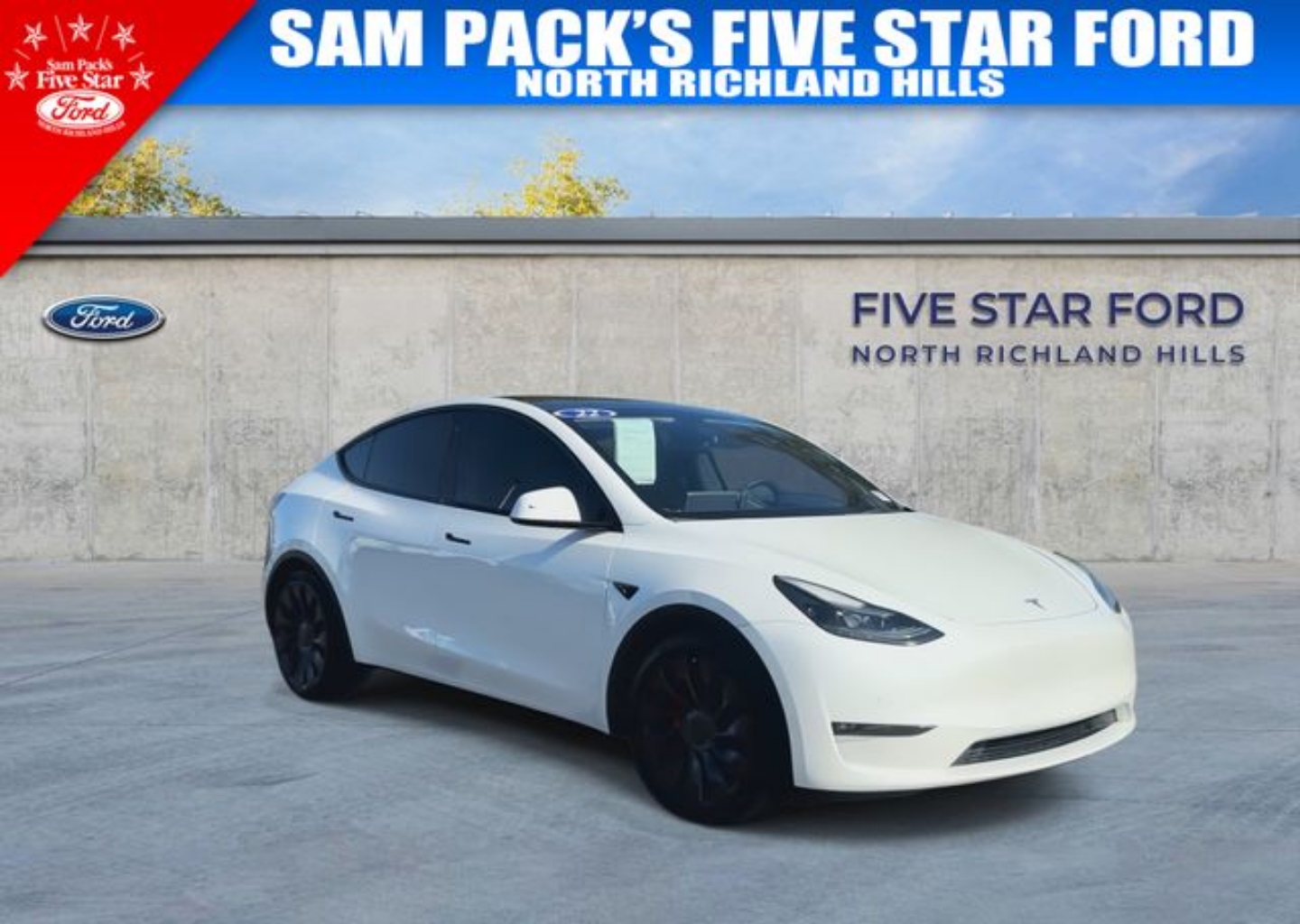 Used 2022 Tesla Model Y Performance with VIN 7SAYGDEF3NF447582 for sale in North Richland Hills, TX