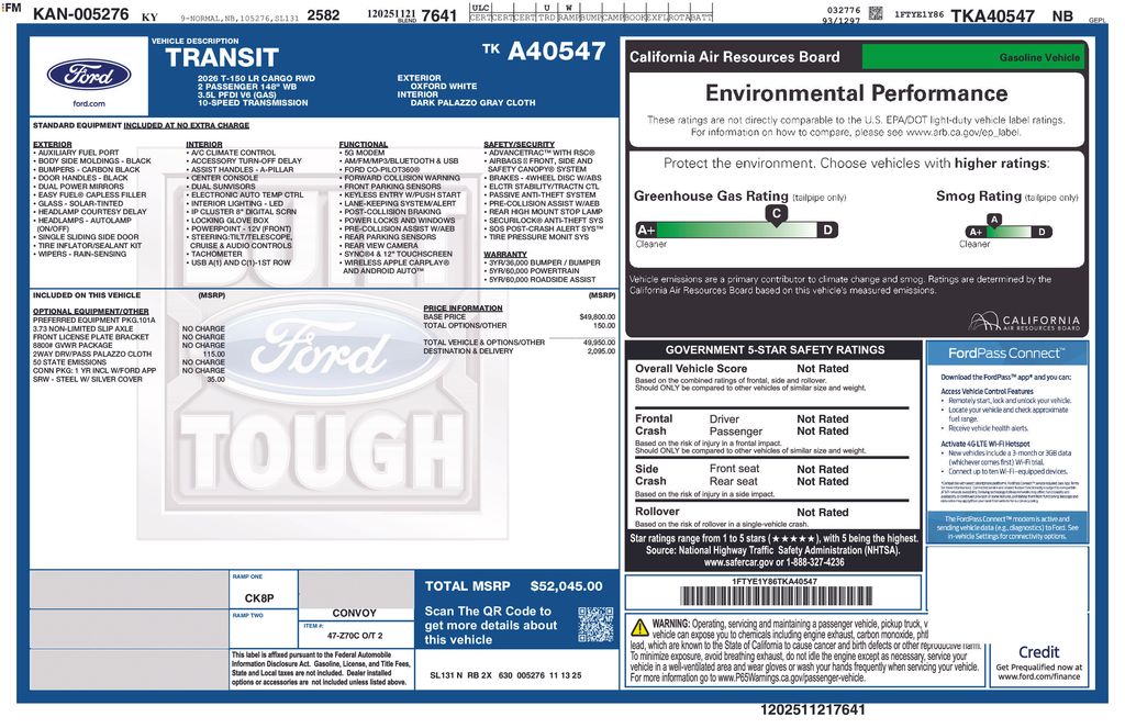 2026 Ford Transit Van Base - Photo 22