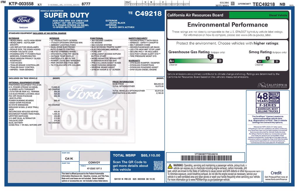 2026 Ford F-350 Super Duty Lariat - Photo 24