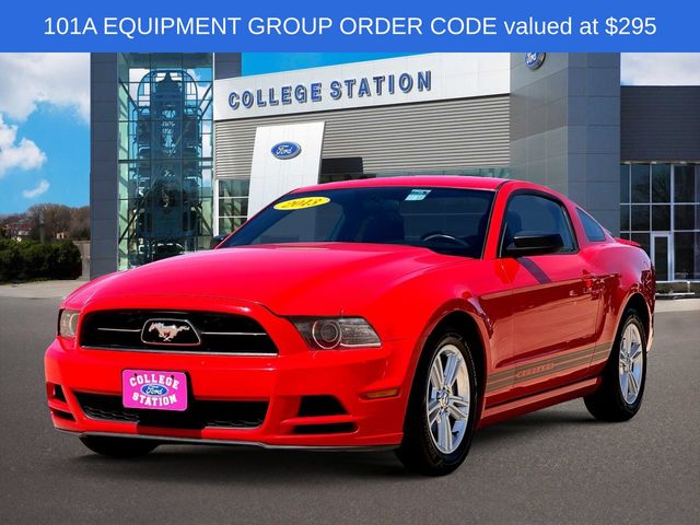Used 2013 Ford Mustang V6 with VIN 1ZVBP8AM3D5221005 for sale in College Station, TX