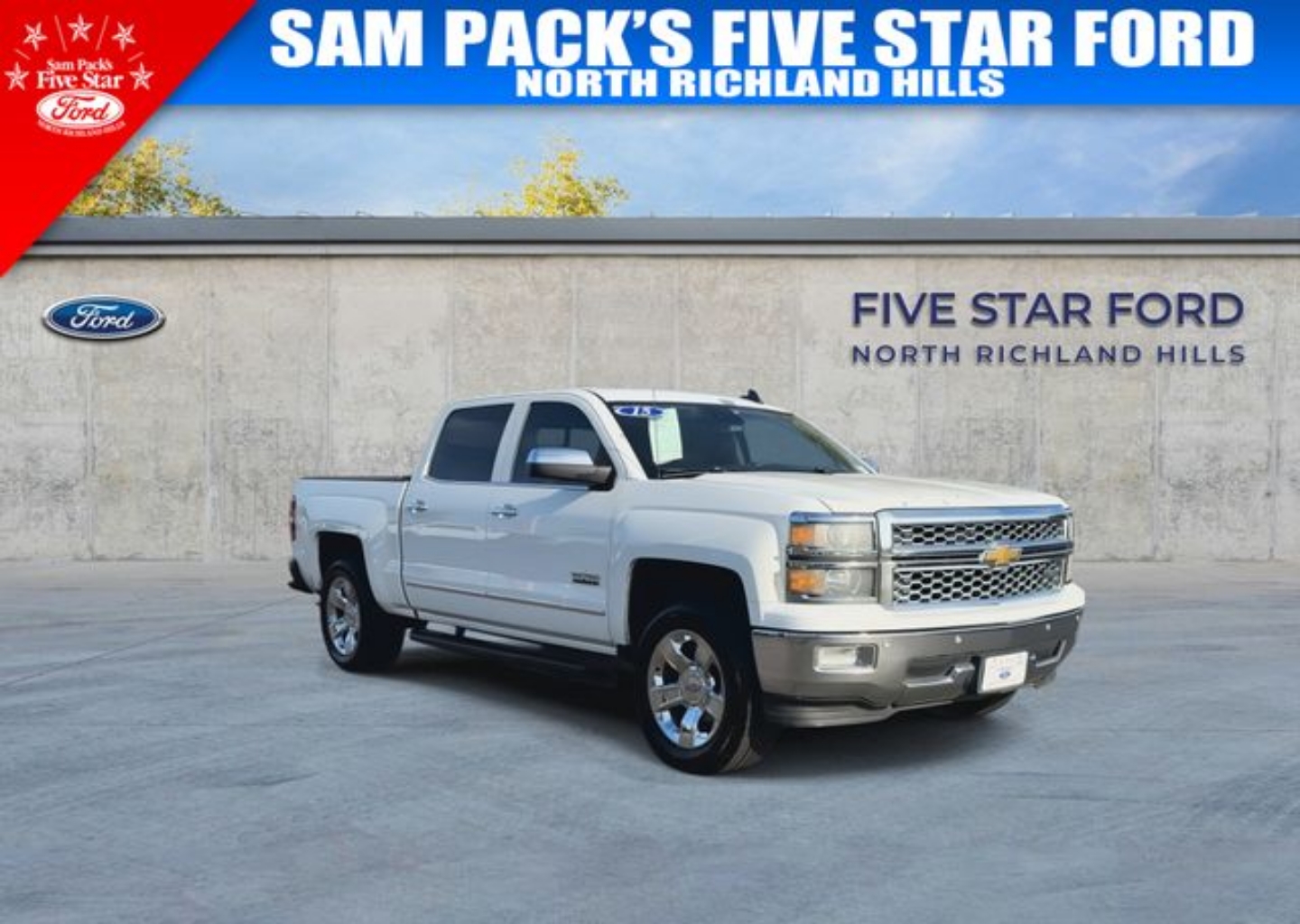 Used 2015 Chevrolet Silverado 1500 LTZ with VIN 3GCPCSEC3FG199263 for sale in North Richland Hills, TX