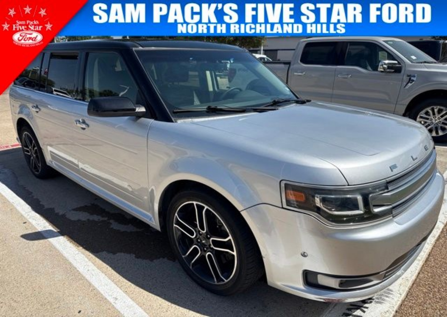 Used 2014 Ford Flex Limited with VIN 2FMHK6DT2EBD17512 for sale in North Richland Hills, TX