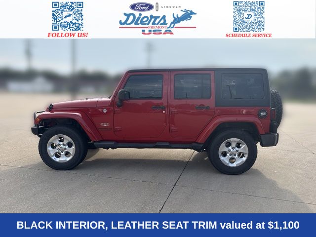 Used 2013 Jeep Wrangler Unlimited Sahara with VIN 1C4BJWEG5DL692890 for sale in Fremont, NE