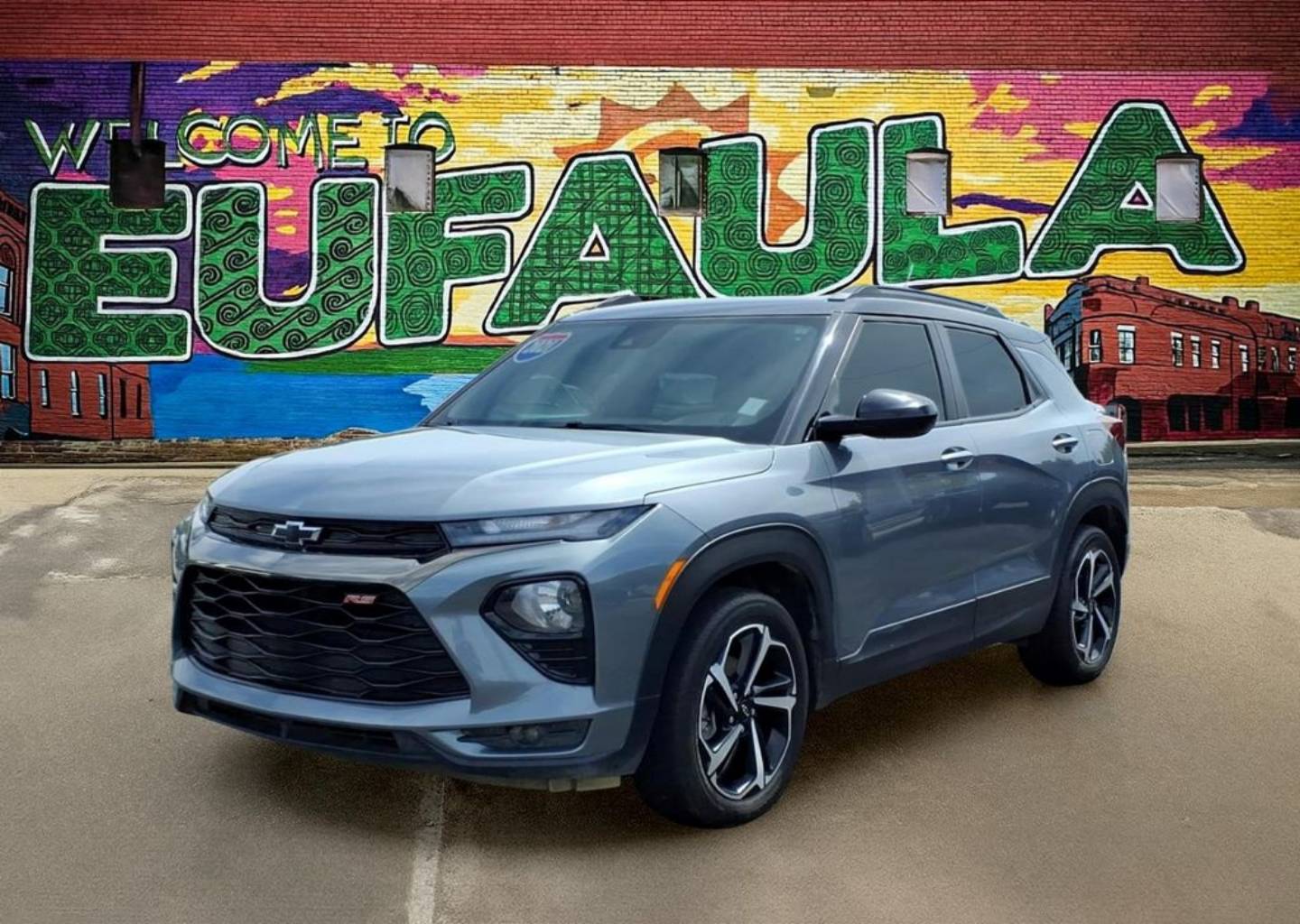 Used 2021 Chevrolet Trailblazer RS with VIN KL79MTSLXMB166506 for sale in Eufaula, OK