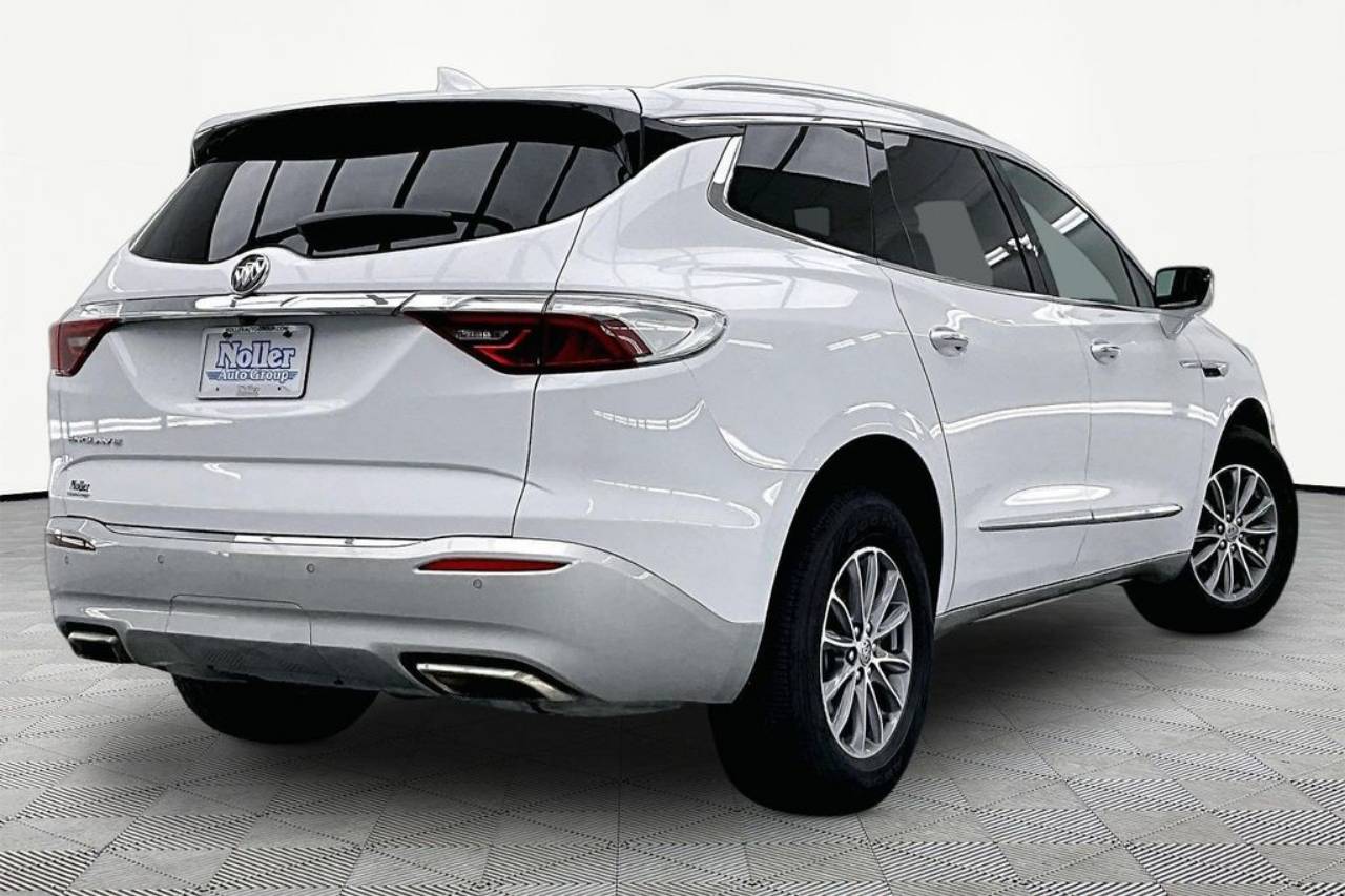 Certified 2023 Buick Enclave Essence with VIN 5GAERBKW7PJ229175 for sale in Kansas City