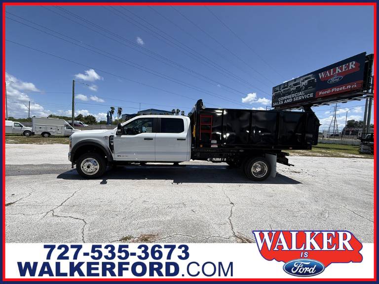 2026 Ford Super Duty F-550 DRW XL 4WD Crew Cab Blue Ridge 12' Landscape Dump
