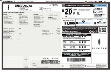 2018 Lincoln Lincoln MKX Reserve