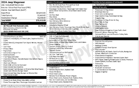 2024 Jeep Wagoneer Base