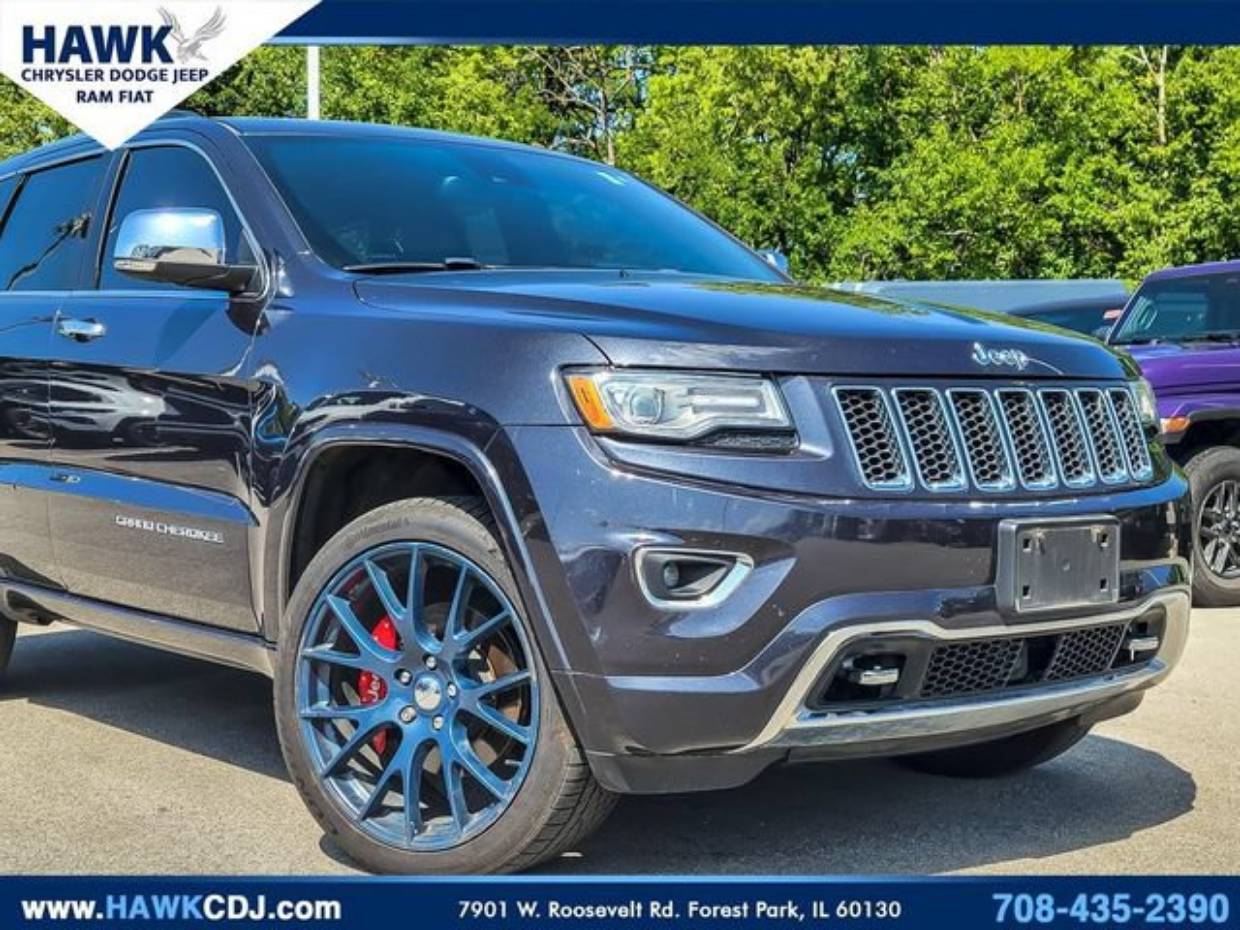 Used 2015 Jeep Grand Cherokee Overland with VIN 1C4RJFCT0FC211591 for sale in Niles, IL