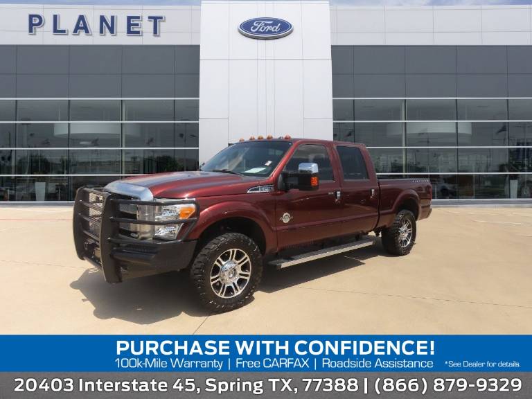 2015 Ford Super Duty F-250 SRW 4WD Crew Cab 156 Platinum