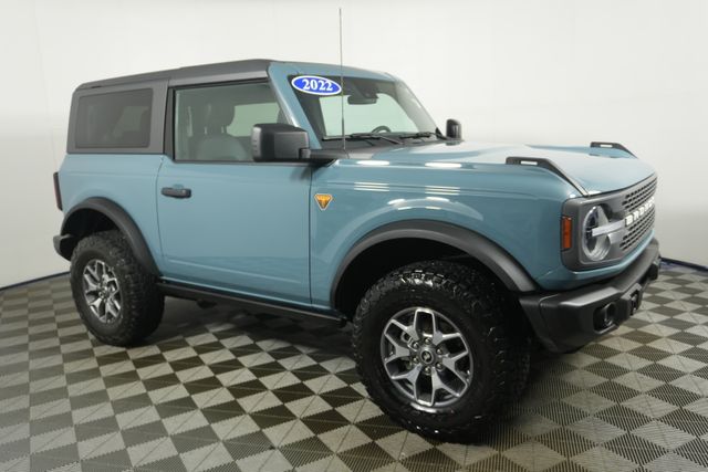 Certified 2022 Ford Bronco 2-Door Badlands with VIN 1FMDE5CP3NLB44913 for sale in Kansas City