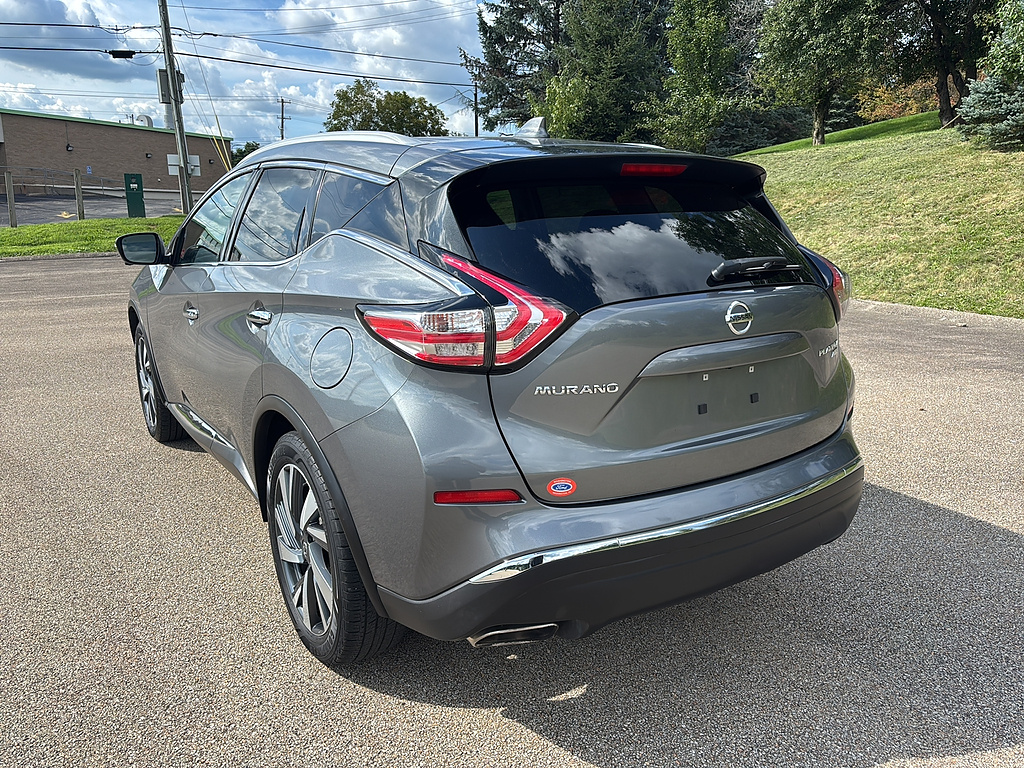 Used 2018 Nissan Murano Platinum with VIN 5N1AZ2MH7JN192880 for sale in Washington, PA