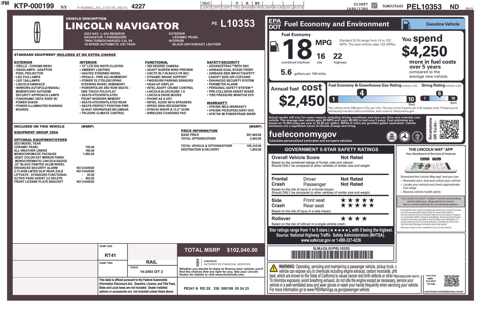 2023 Lincoln Navigator L Reserve