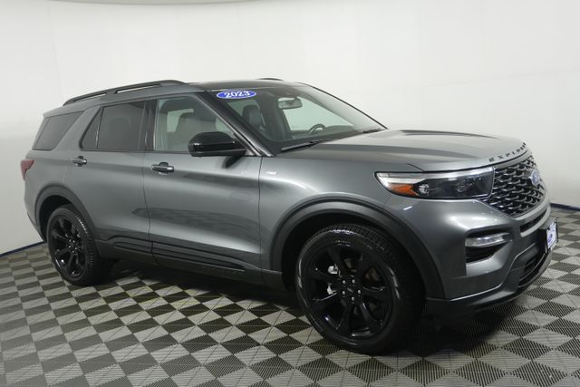 Certified 2023 Ford Explorer ST-LINE with VIN 1FMSK8KH3PGA47332 for sale in Kansas City