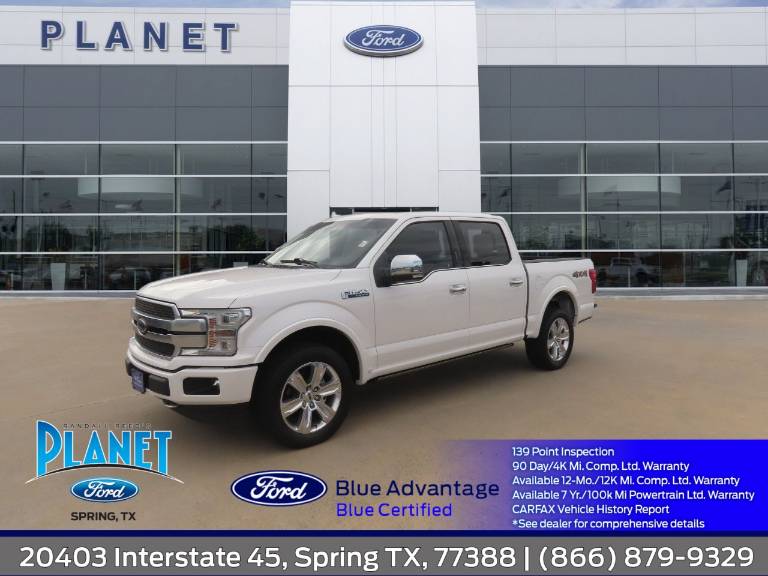 2019 Ford F-150 Platinum 4WD SuperCrew 5.5' Box