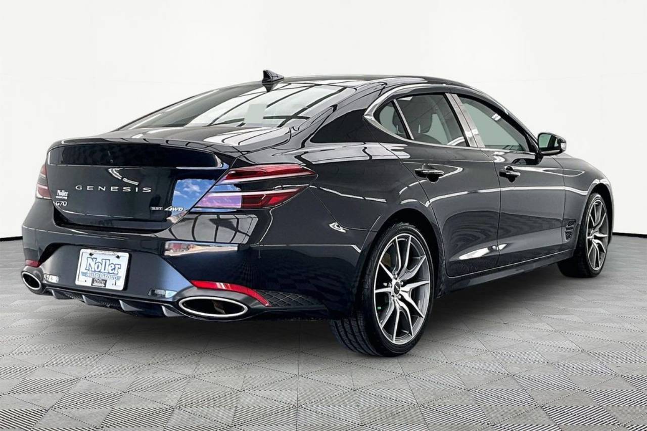 Certified 2022 GENESIS G70 Standard with VIN KMTG54TE3NU100691 for sale in Kansas City