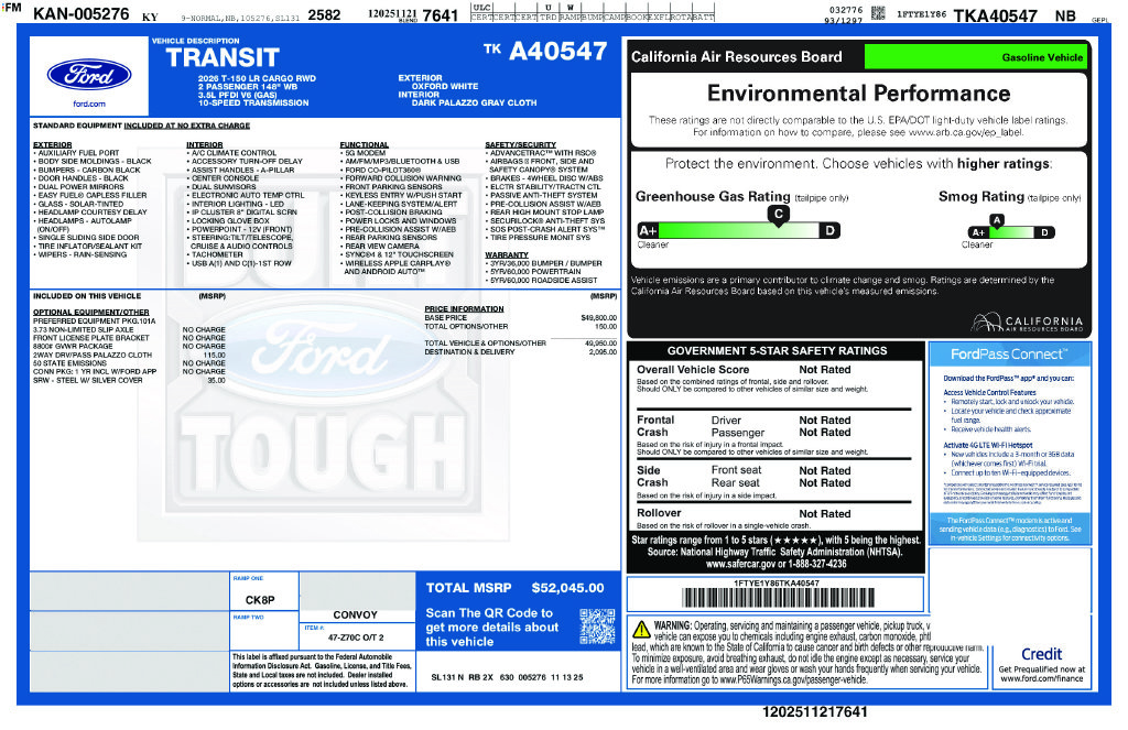 2026 Ford Transit Van Base - Photo 22