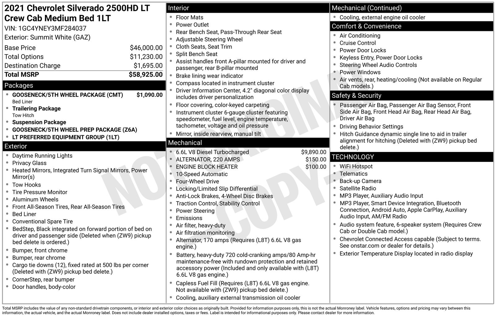 2021 Chevrolet Silverado 2500HD LT