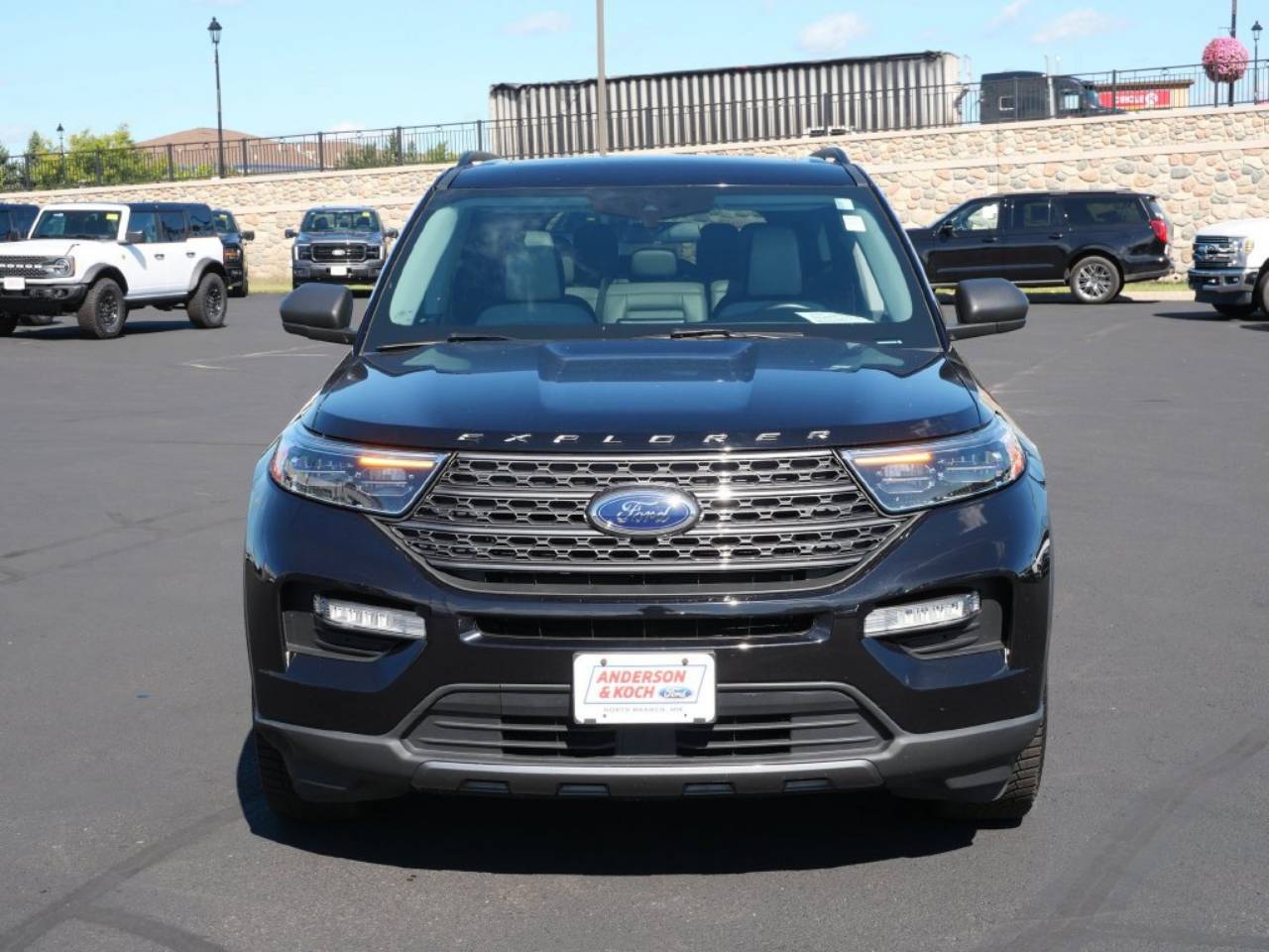 Certified 2021 Ford Explorer XLT with VIN 1FMSK8DH9MGA66296 for sale in North Branch, Minnesota