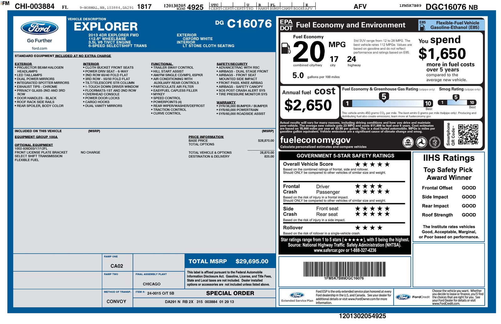 2013 Ford Explorer Base