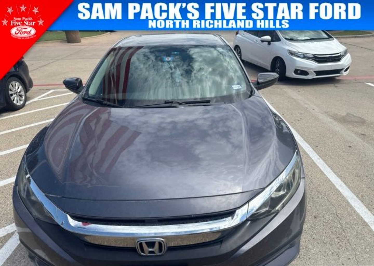 Certified 2017 Honda Civic LX with VIN 19XFC2F5XHE081124 for sale in North Richland Hills, TX