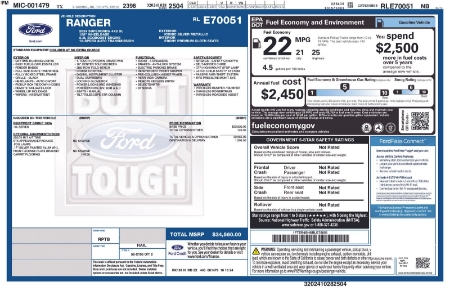 2024 Ford Ranger XL