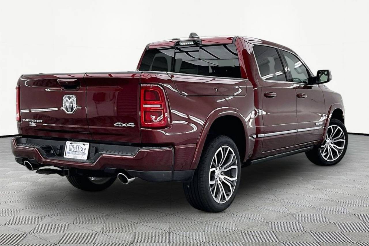 Certified 2025 RAM Ram 1500 Pickup Tungsten with VIN 1C6SRFKP6SN671245 for sale in Kansas City