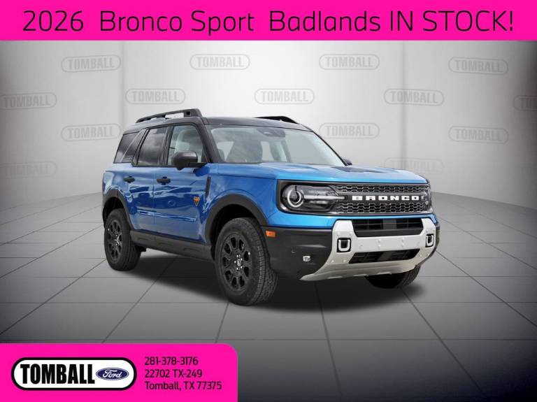 2026 Ford Bronco Sport Badlands