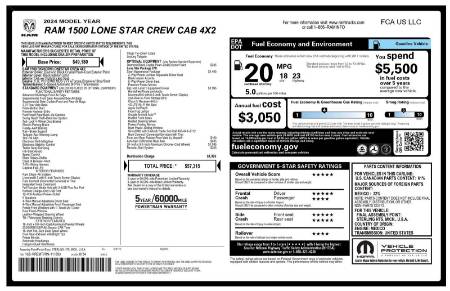 2024 RAM 1500 Lone Star