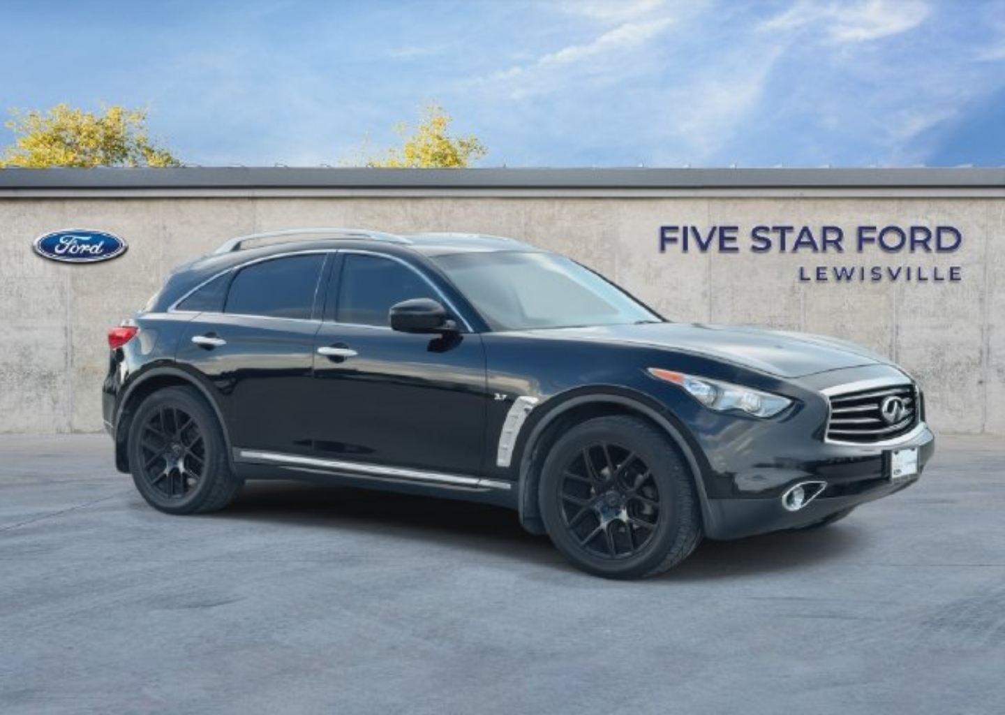 Used 2014 INFINITI QX70 Base with VIN JN8CS1MU0EM451315 for sale in Lewisville, TX
