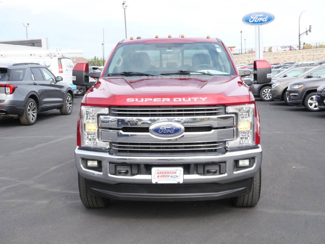 Used 2018 Ford F-350 Super Duty Lariat with VIN 1FT8W3BT8JEB29666 for sale in North Branch, Minnesota