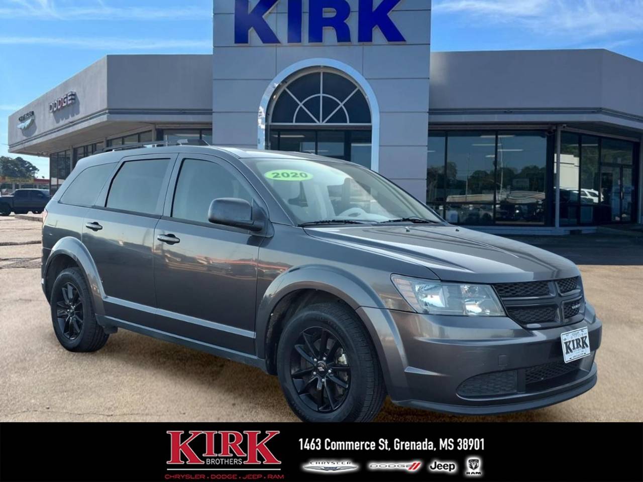 Used 2020 Dodge Journey SE with VIN 3C4PDCAB7LT237936 for sale in Grenada, MS