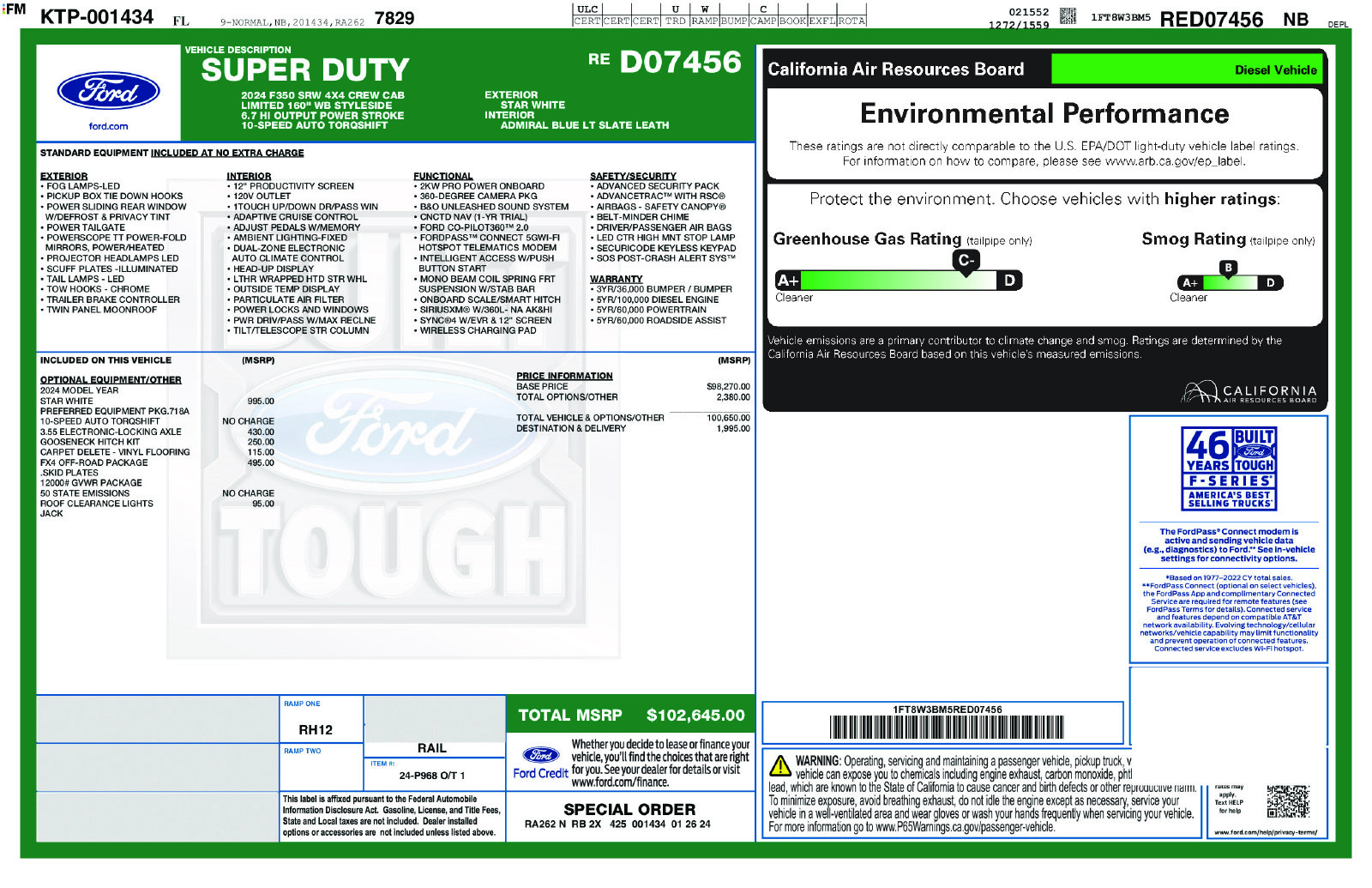 2024 Ford F-350SD Limited