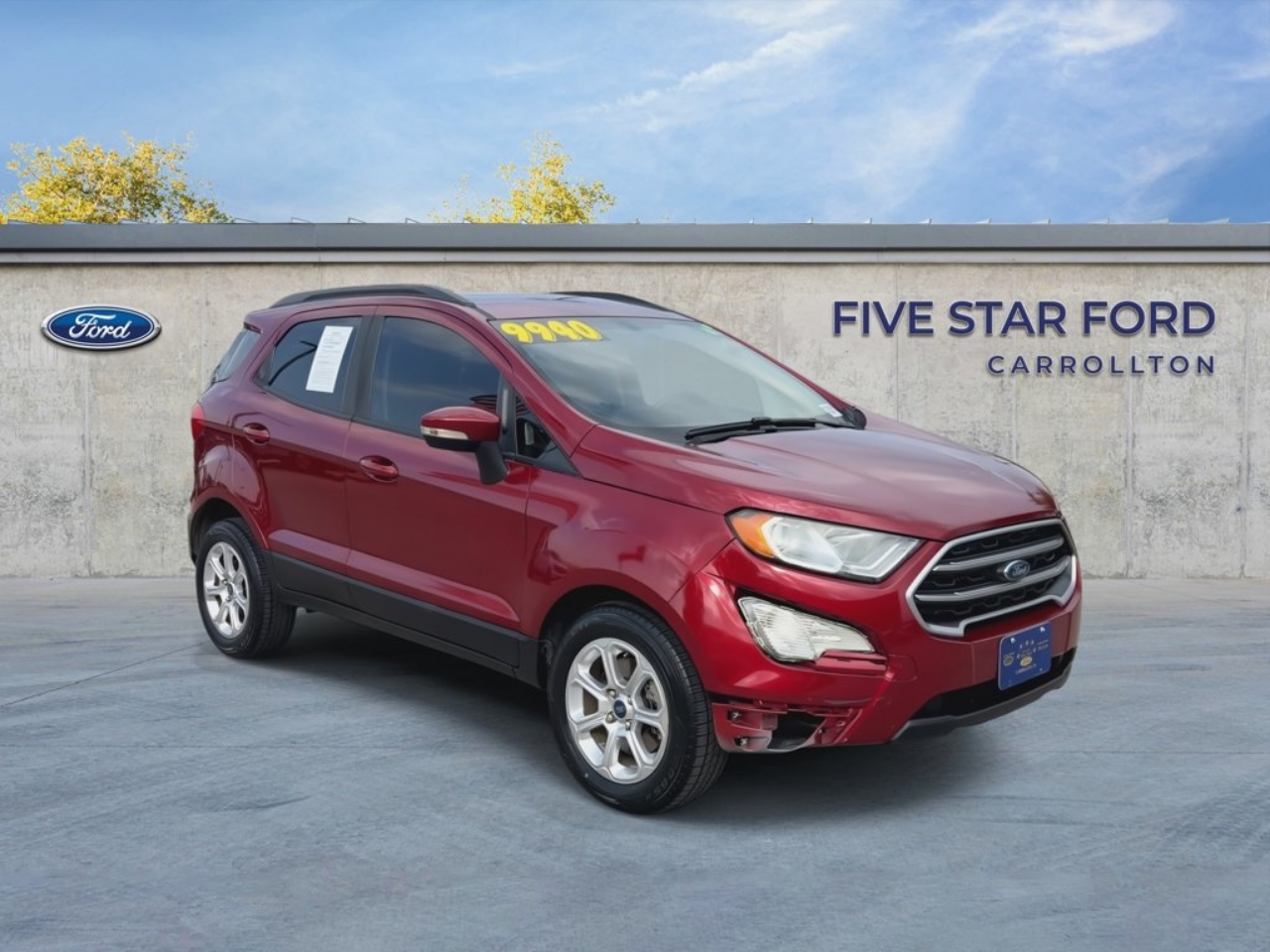 Used 2020 Ford Ecosport SE with VIN MAJ3S2GE9LC345301 for sale in Carrollton, TX