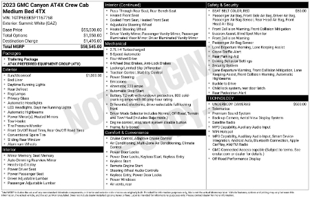 2023 GMC Canyon AT4X