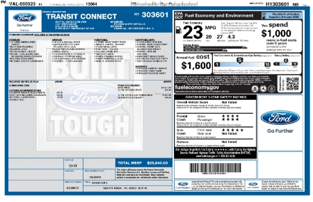 2017 Ford Transit Connect XL