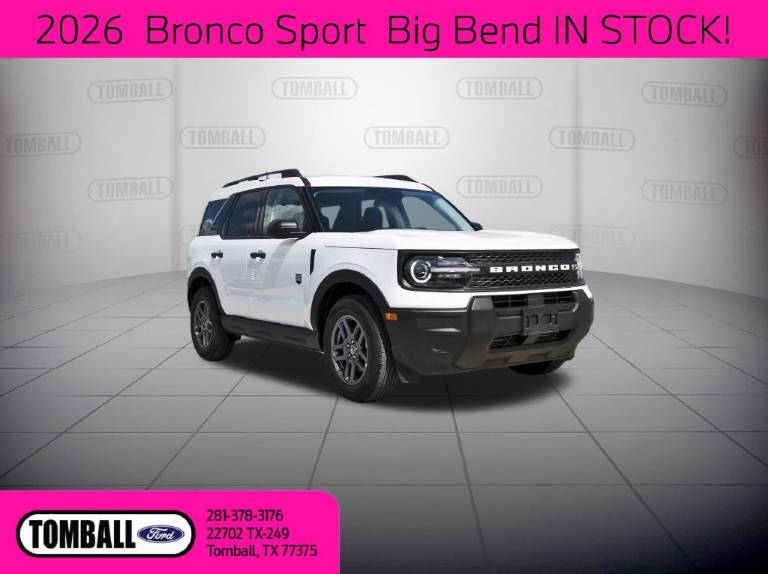 2026 Ford Bronco Sport BIG Bend