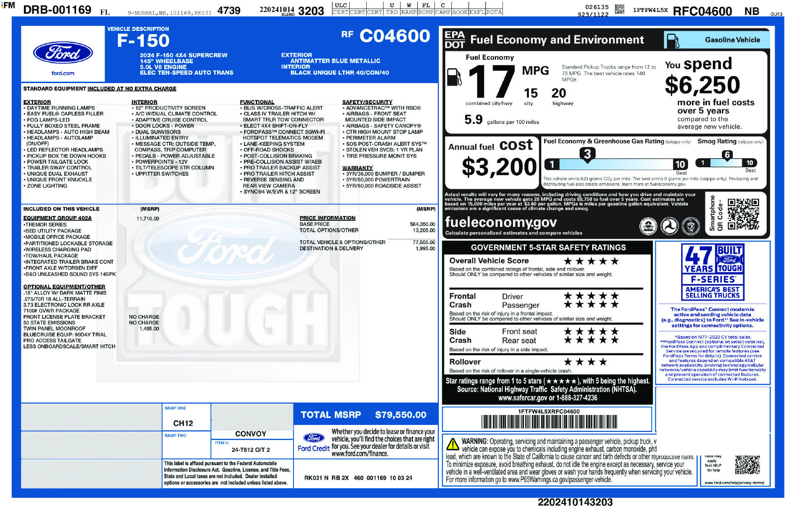 2024 Ford F-150 Tremor