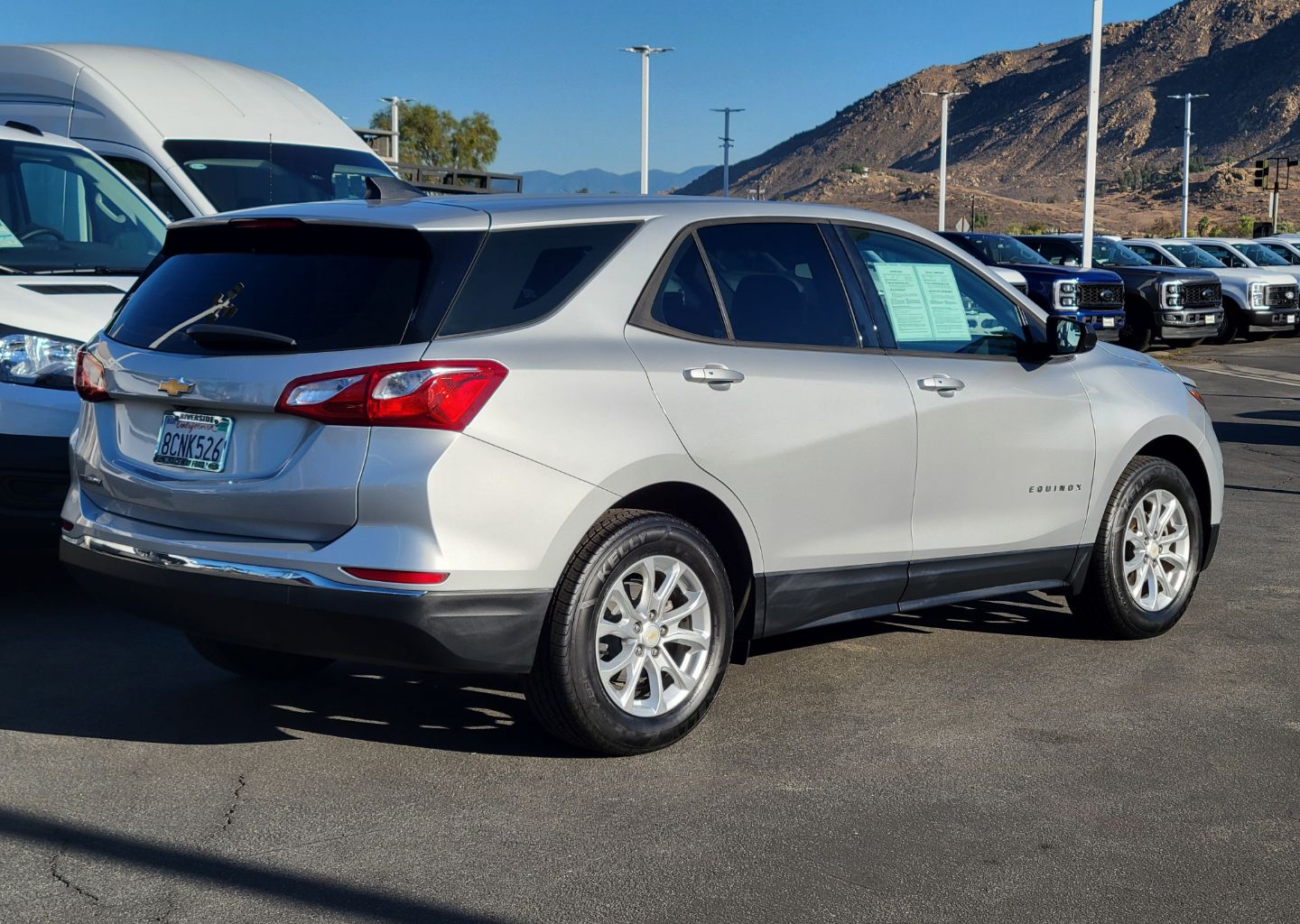 Certified 2018 Chevrolet Equinox LS with VIN 2GNAXHEV1J6281714 for sale in Riverside, CA