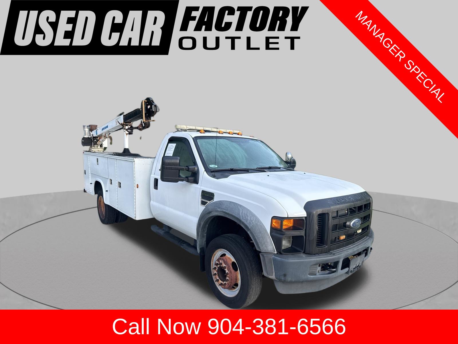 2010 Ford F-450SD XL Service Body AND Auto Crane