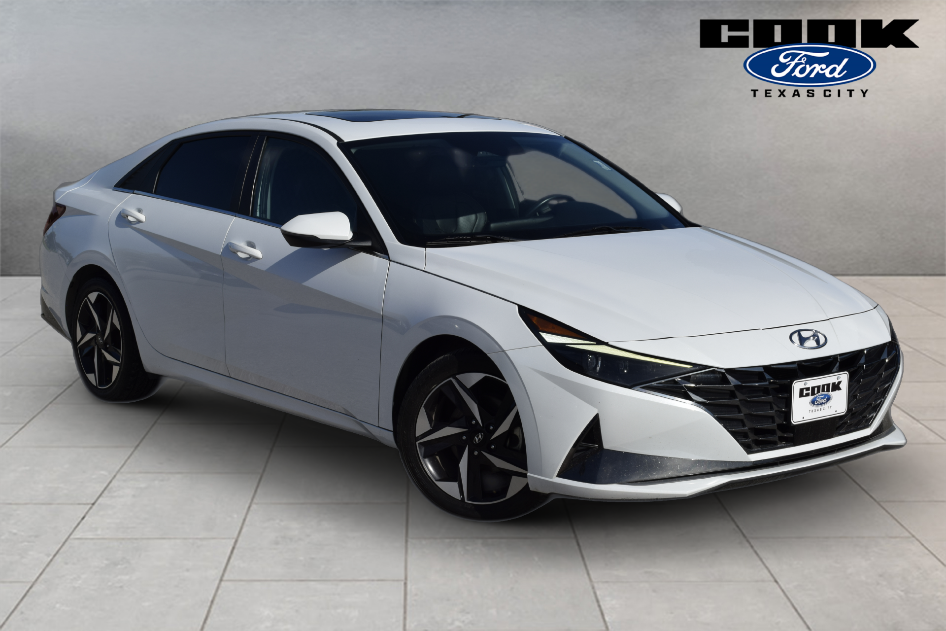 Used 2021 Hyundai Elantra Limited with VIN 5NPLP4AG0MH030460 for sale in Texas City, TX