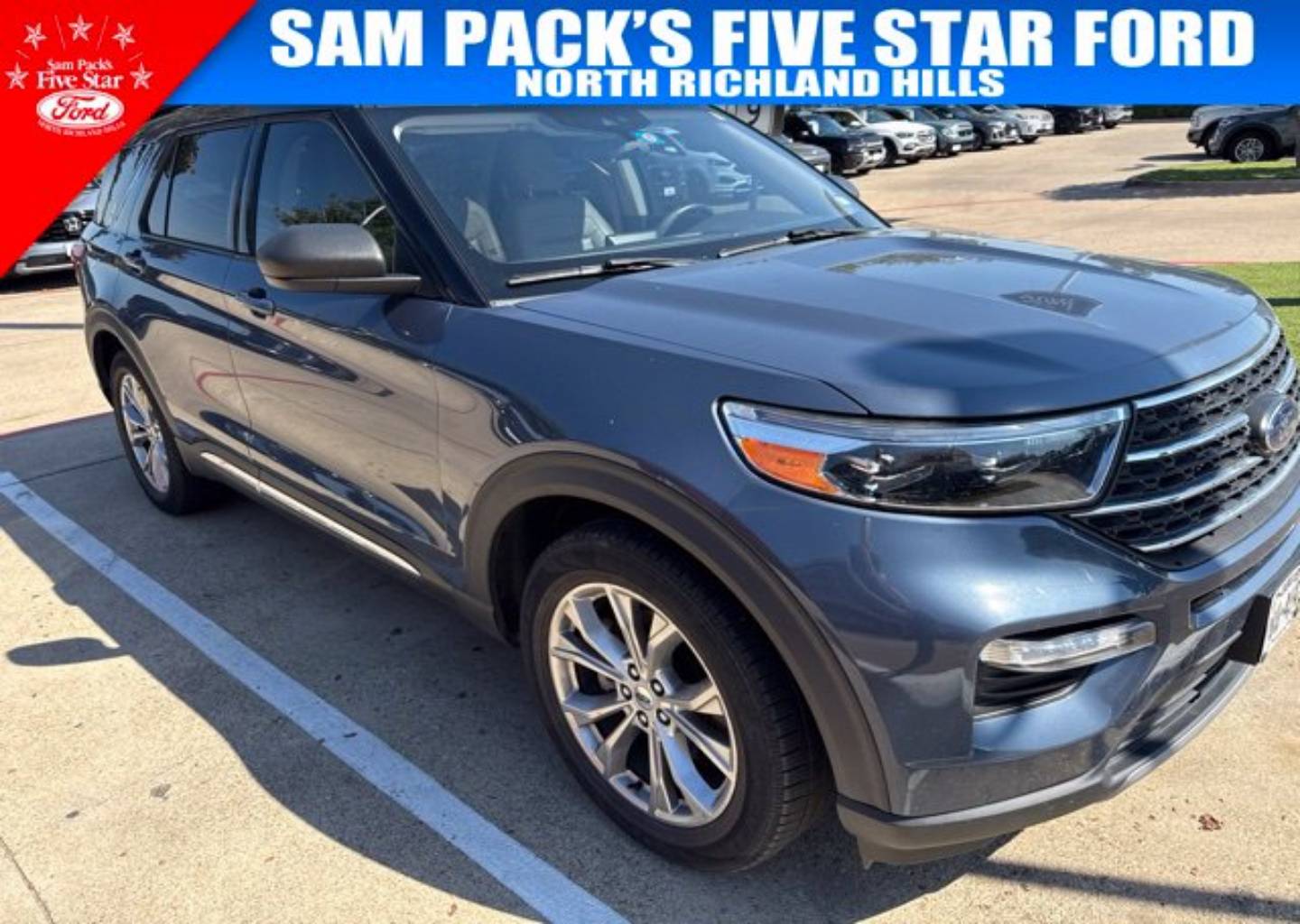 Used 2021 Ford Explorer XLT with VIN 1FMSK7DH7MGA82068 for sale in Southlake, TX