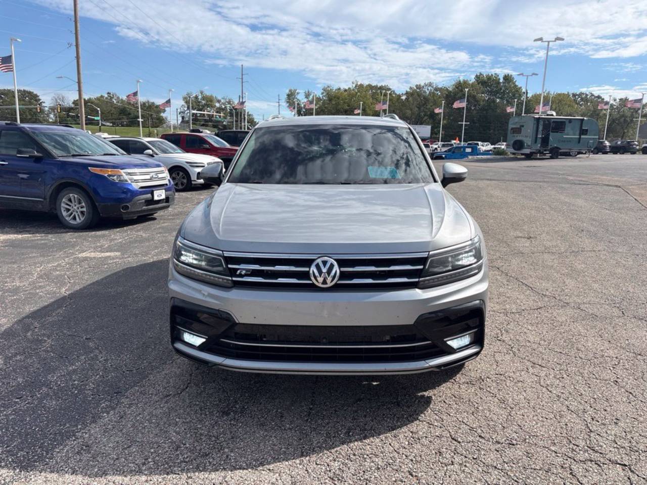 Certified 2020 Volkswagen Tiguan SEL Premium R-Line with VIN 3VV4B7AX0LM160270 for sale in Kansas City