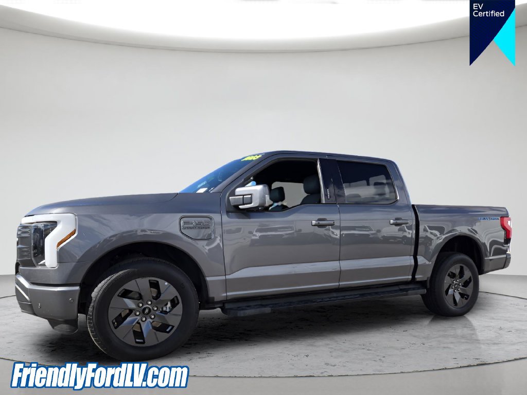 Certified 2023 Ford F-150 Lightning Lariat with VIN 1FT6W1EV6PWG05487 for sale in Las Vegas, NV