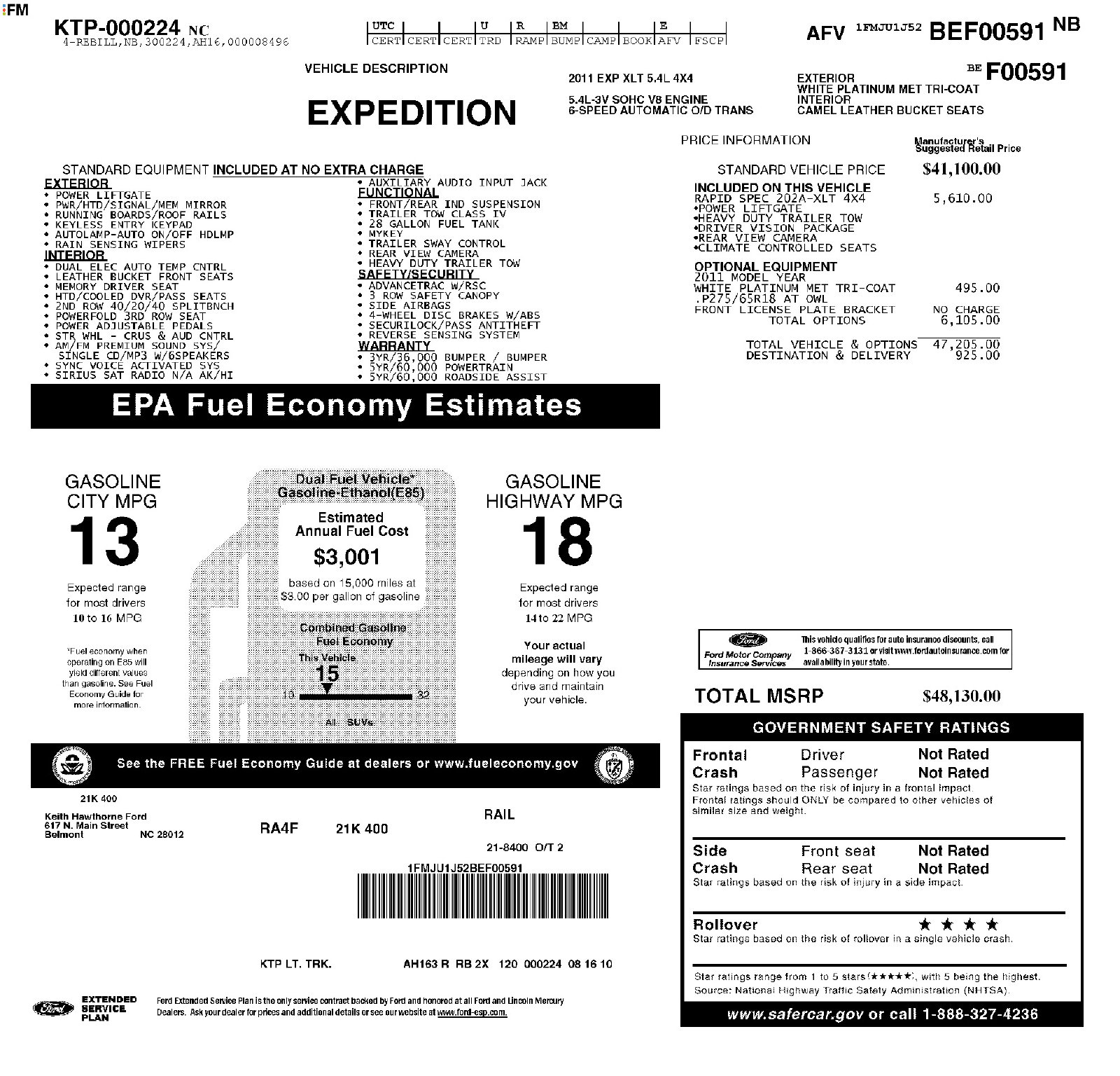 2011 Ford Expedition XLT