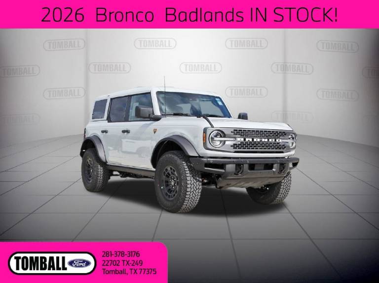 2026 Ford Bronco Badlands
