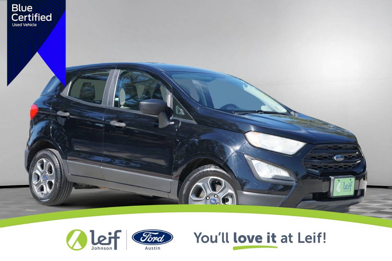 Certified Used 2020 Ford Ecosport S