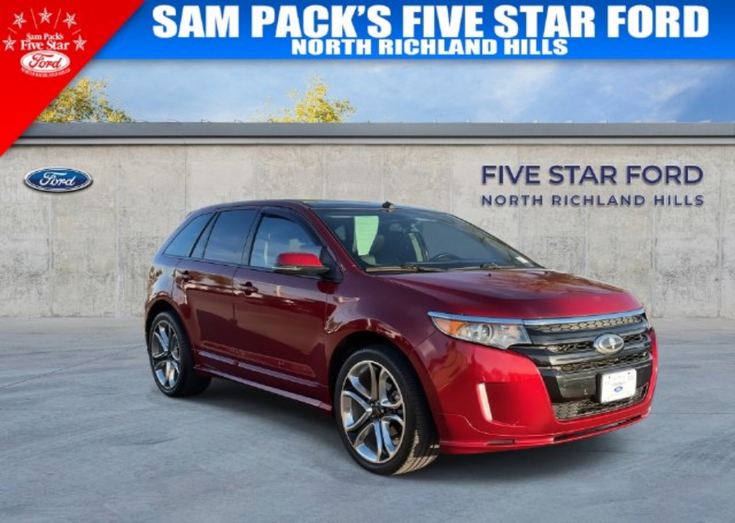 Used 2013 Ford Edge Sport with VIN 2FMDK3AK8DBC81221 for sale in North Richland Hills, TX