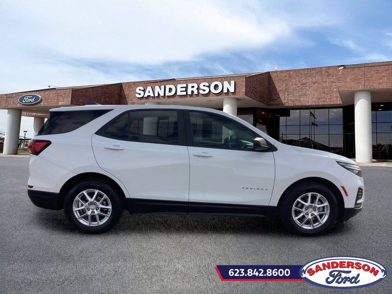 Certified 2022 Chevrolet Equinox LS with VIN 3GNAXHEVXNS151664 for sale in Glendale, AZ